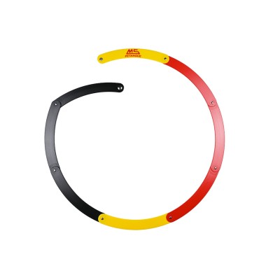 CERCLE PLIANT NOIR JAUNE ROUGE (BELGIQUE)