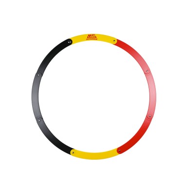 CERCLE PLIANT NOIR JAUNE ROUGE (BELGIQUE)