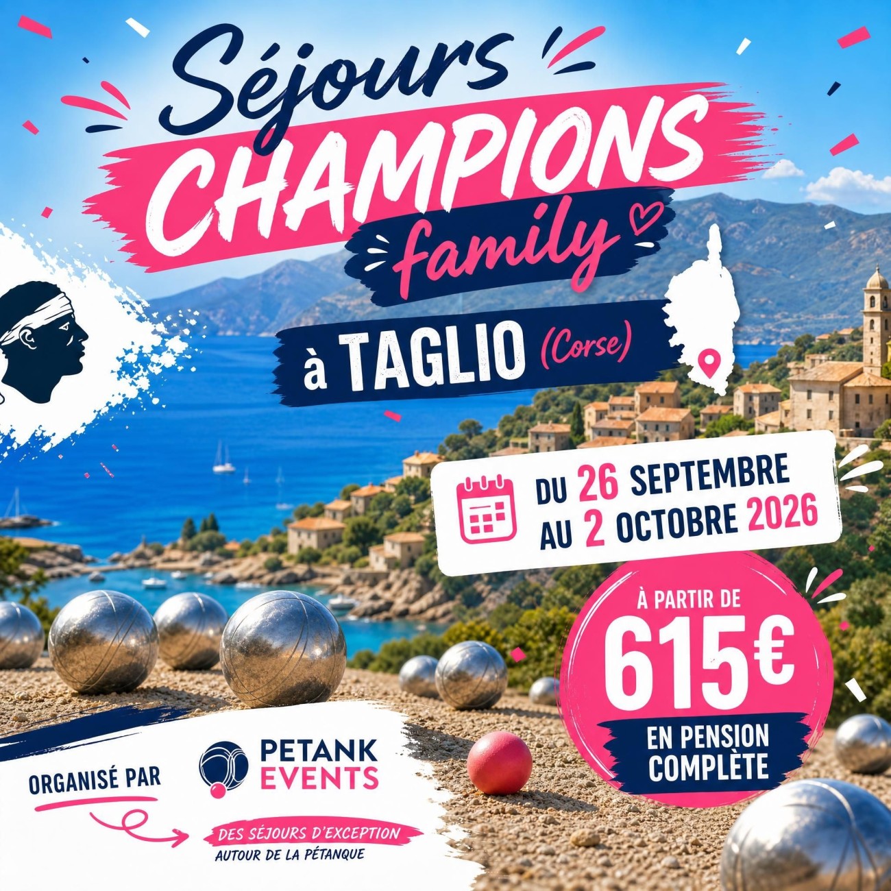 SÉJOUR CHAMPIONS FAMILY - PETANK EVENTS