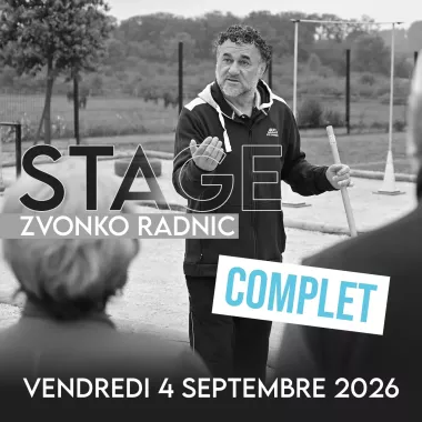 STAGE DU 4 SEPTEMBRE AVEC ZVONKO RADNIC