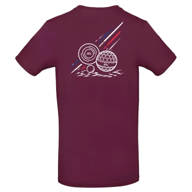 Tee-shirt Bordeaux MS Pétanque - Coton Premium 185g | Confort & Style
