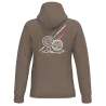 Sweat Capuche Marron MS Pétanque - 280g/m²